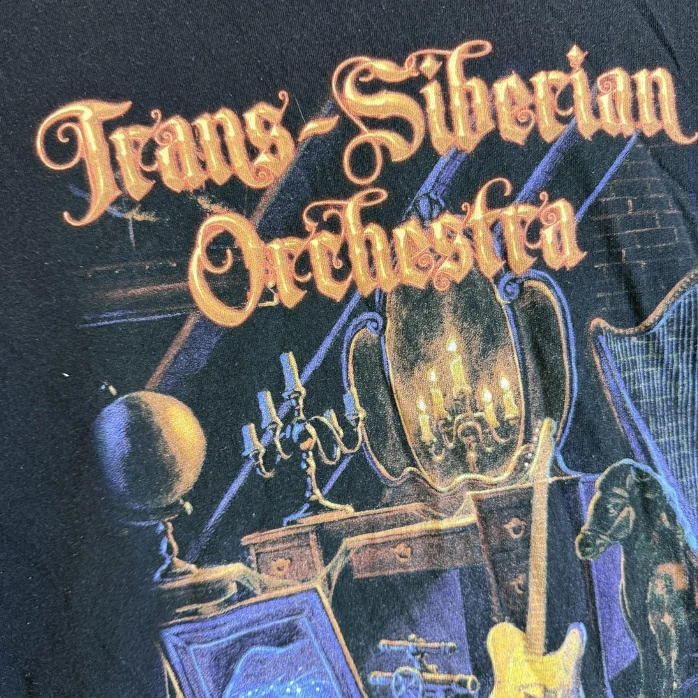 Trans-Siberian Orchestra Shirt Mens XL Black 2014 2015 Winter Tour‎ Tee Alstyle